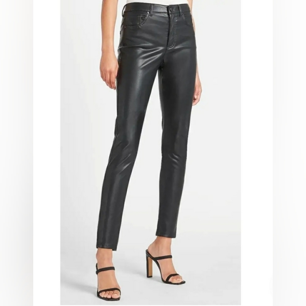 Express Black Leather Pants....size:10 R